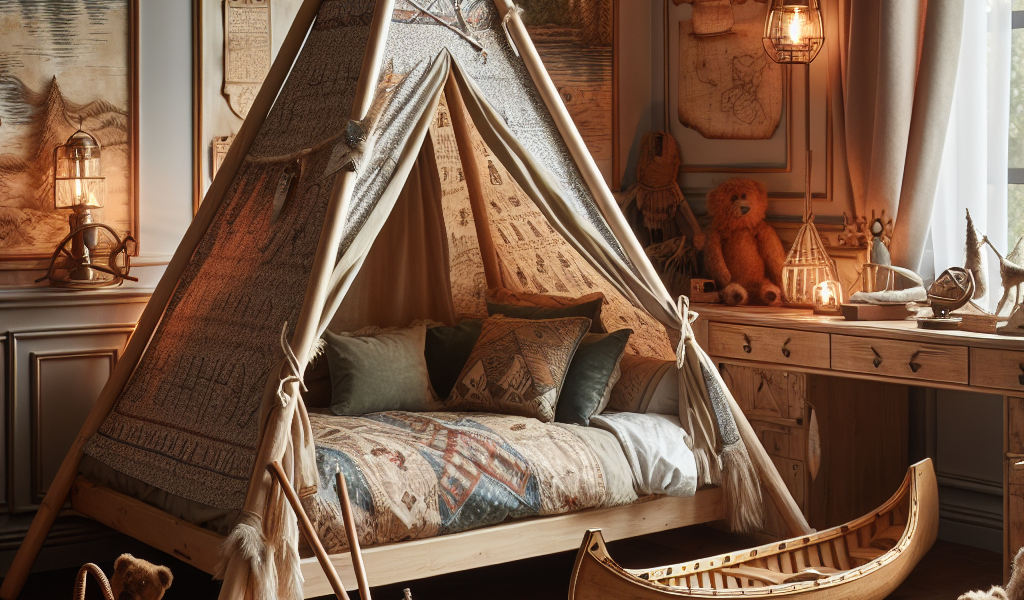 Jak łóżko tipi zmienia pokój dziecka w namiot pełen przygód?
