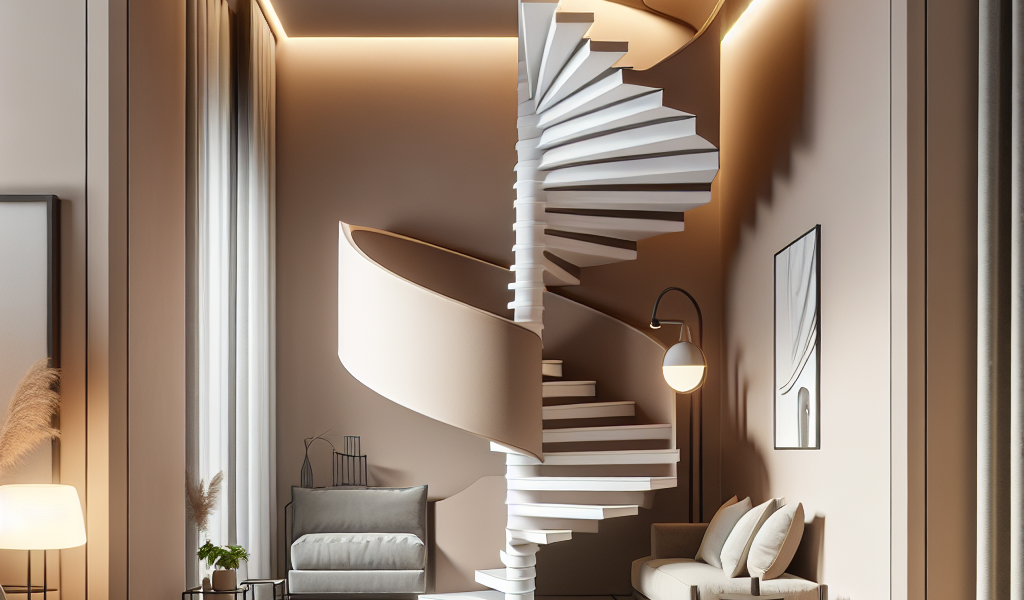 Schody z zabiegiem jako optymalne rozwiązanie dla mniejszych pomieszczeń