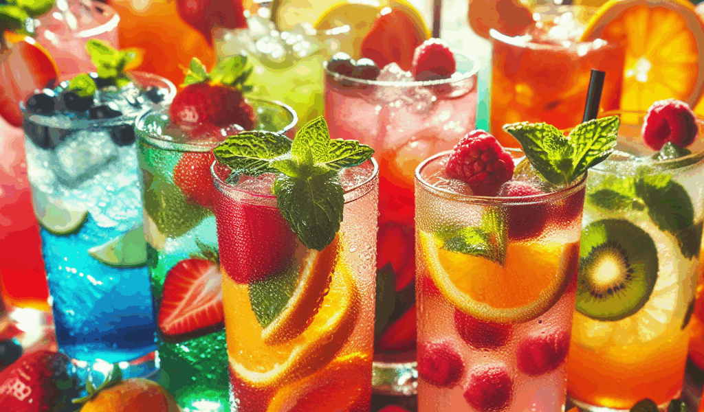 Drinki bezalkoholowe – przepisy na orzeźwiające napoje