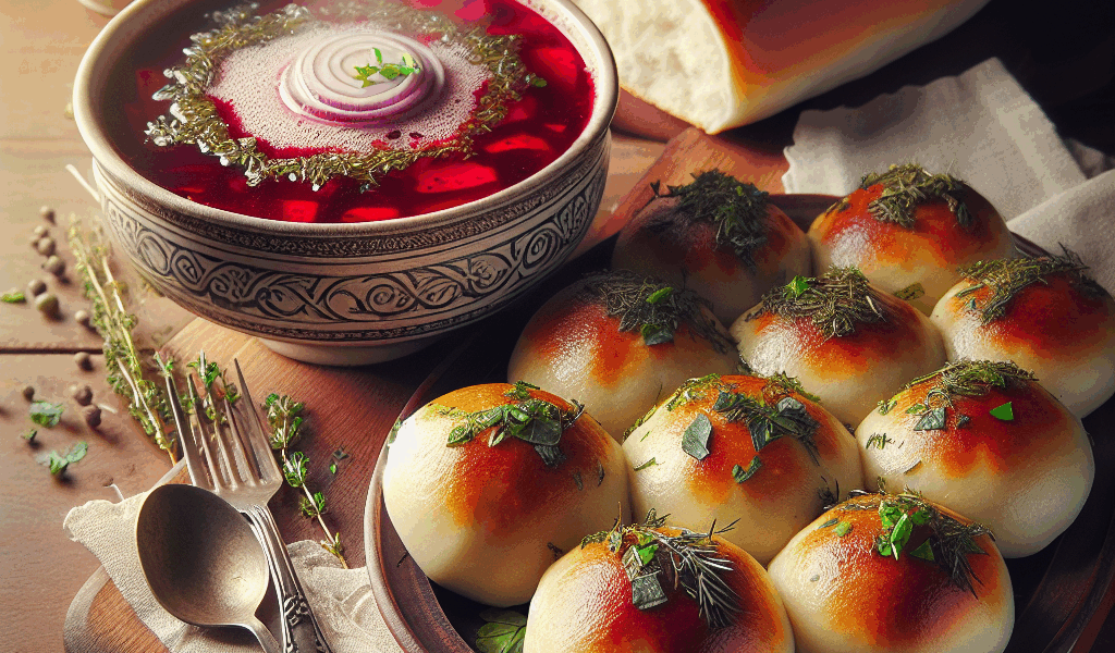 Pampuszki – przepis na ukraińskie bułeczki do barszczu