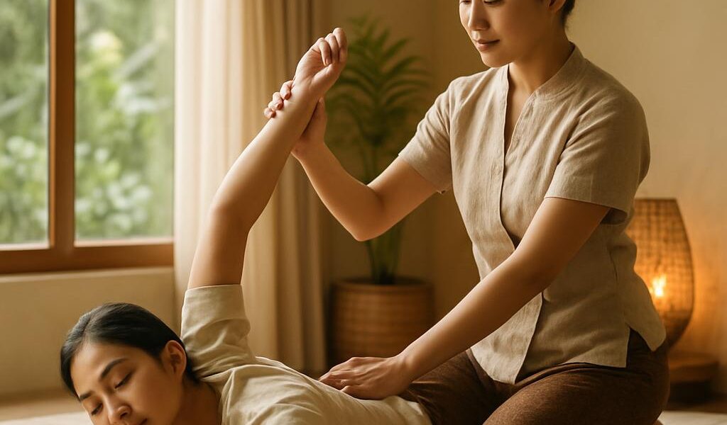 Czy masaż tajski pomaga na napięte mięśnie?