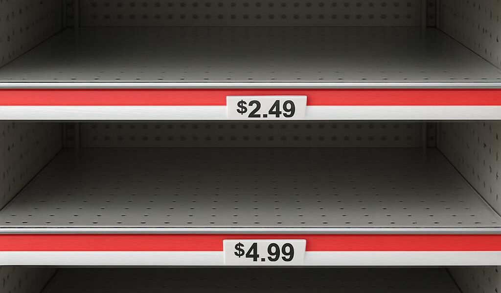 Listwy cenowe na regały